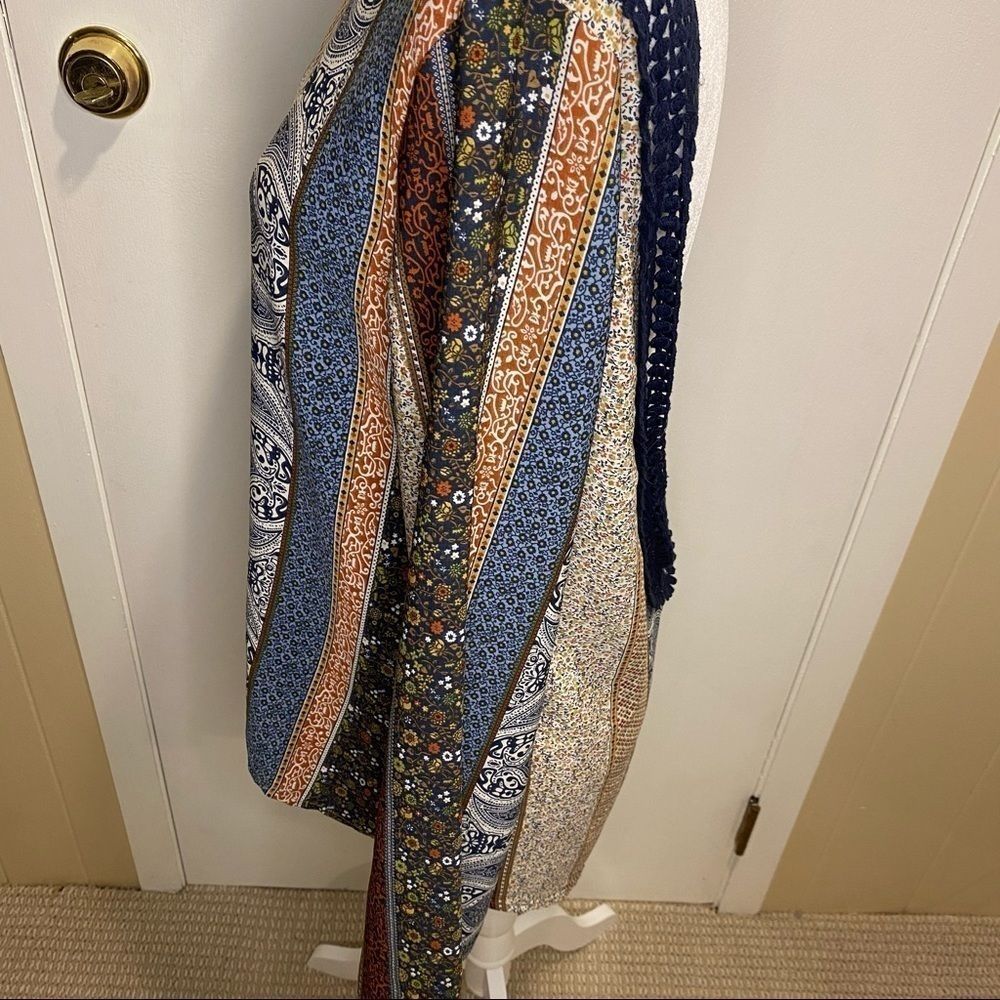 Vintage Havana Open Back Blouse - Picture 2 of 7
